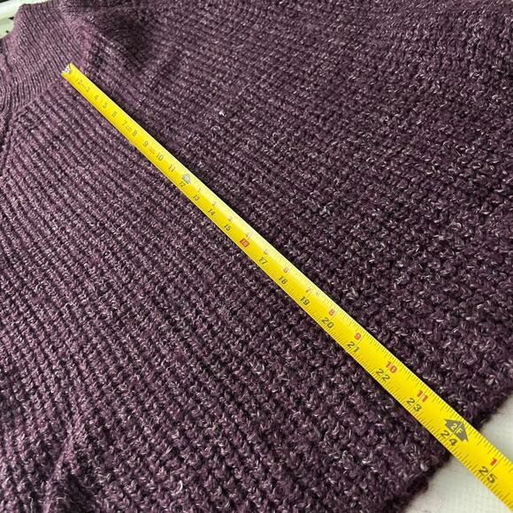 Free People Tweedy Turtleneck Sweater Women Size Small Oversized - Picture 5 of 10